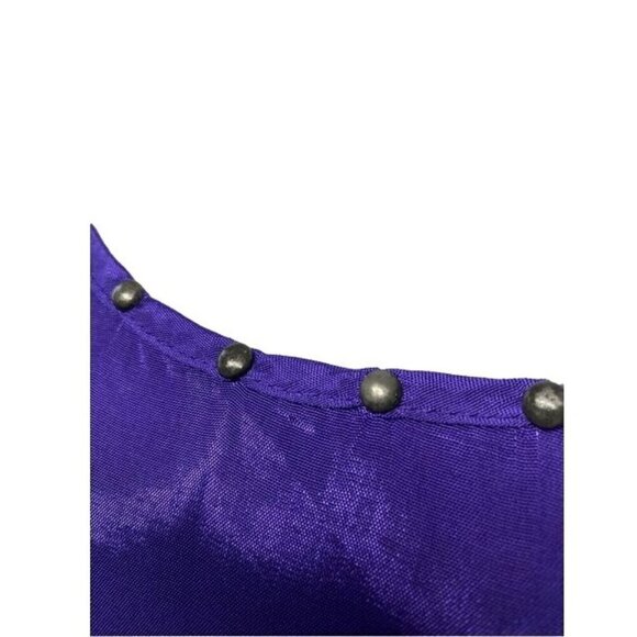 Free People Women’s Purple Studded Halter Strappy Tank Top Cami Size S - Picture 4 of 8